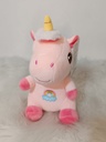 Unicornio con corazon 20cm