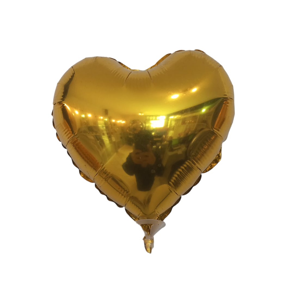 Globo metálico corazon Mediano 10" 20cm