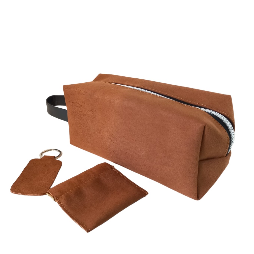 Set Gamuza (llavero, sencillero y neceser)