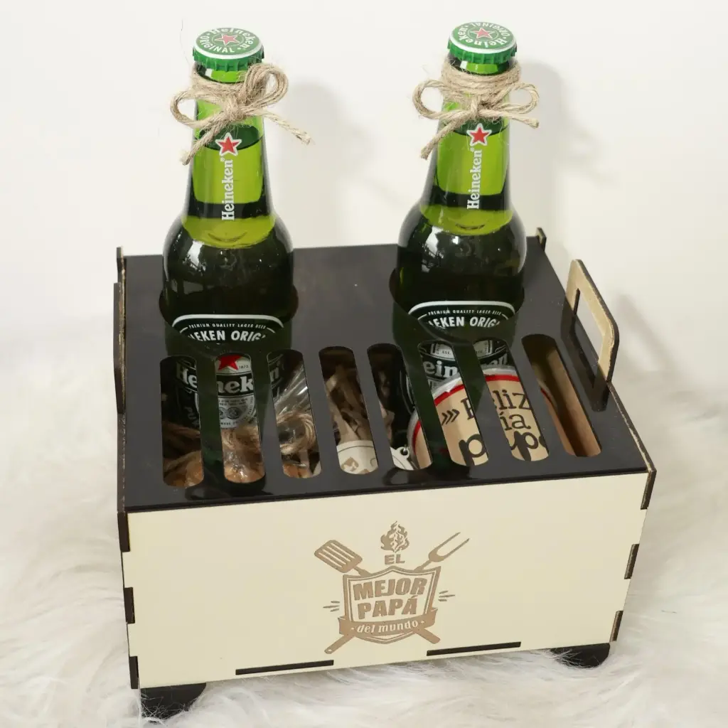 Caja parrillero "El rey del asado"