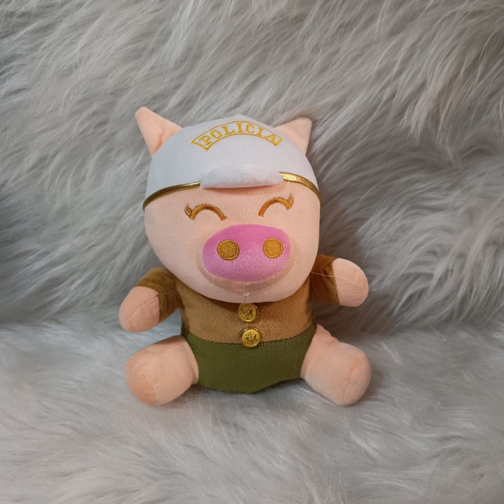 Chanchita Policía Mujer pequeño 20cm 
