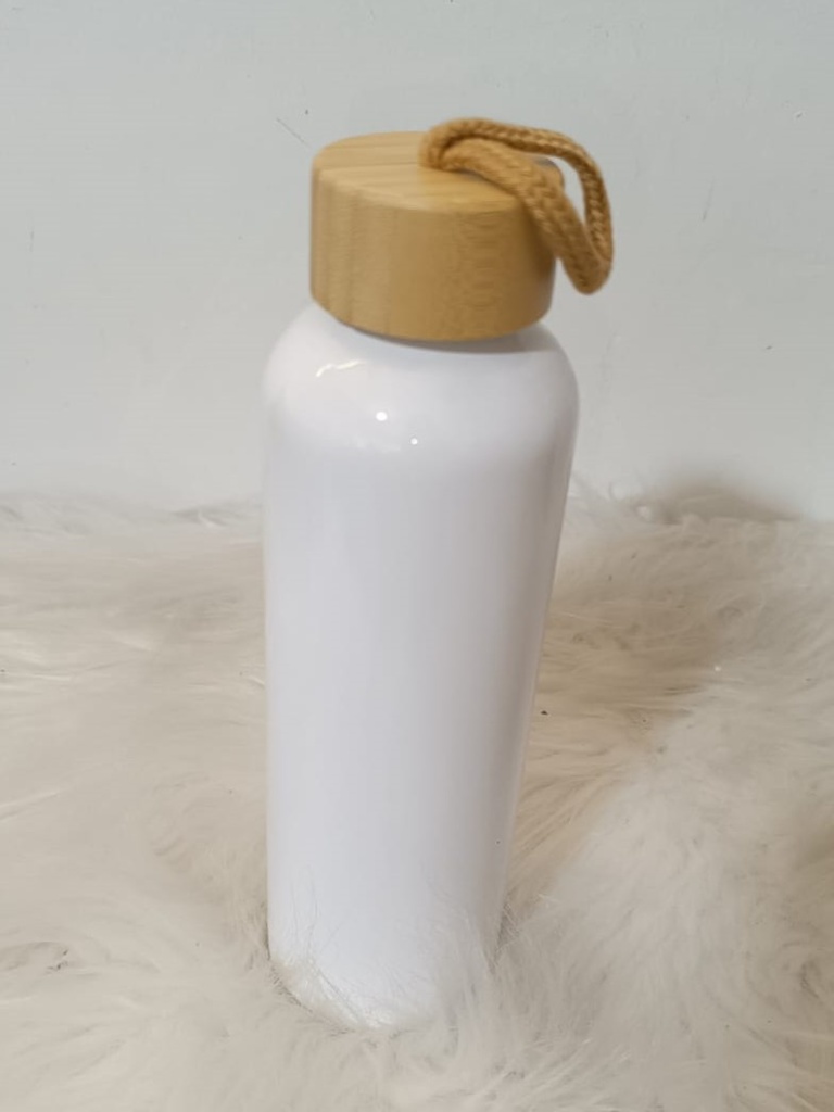 Tomatodo Tapa Bambu Blanca- 600ml
