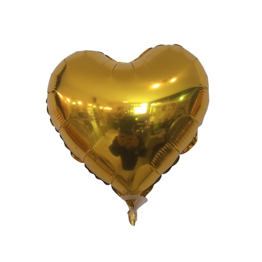 Globo metálico corazon Mediano 10" 20cm