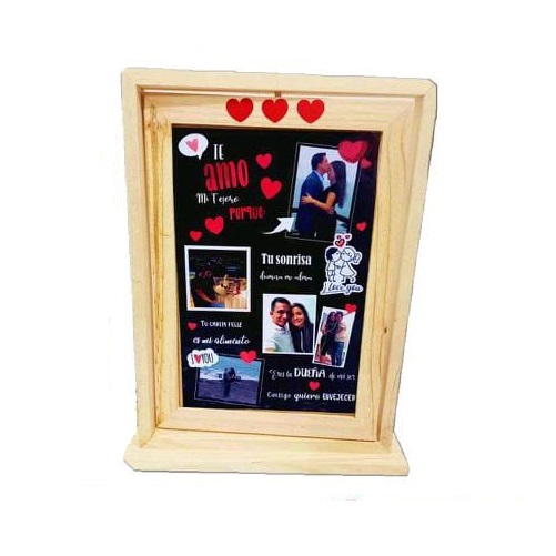 Cuadro giratorio pino extra grande 38x29cm