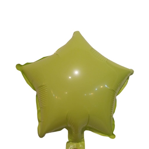 Globo pastel estrella Mediano 10" 20cm
