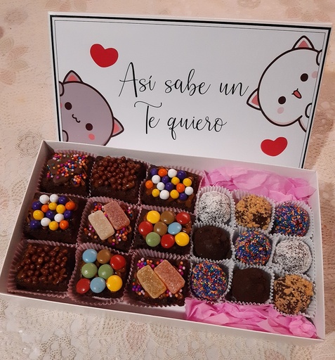 Box Mix Brownies + Trufas 