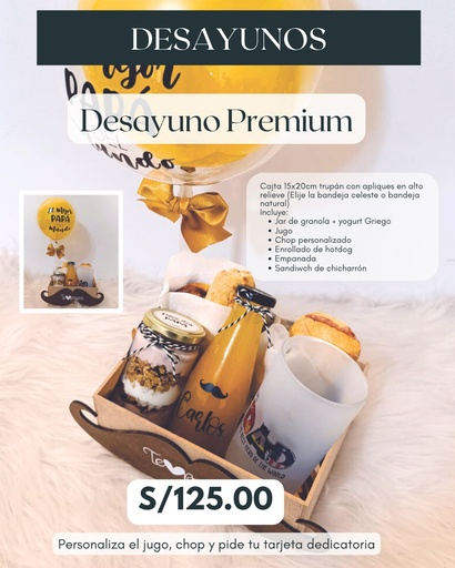 Desayuno Premium Papá