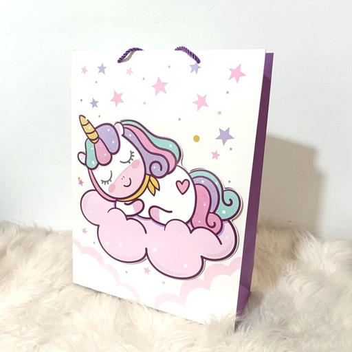 Bolsa de regalo Unicornio 41x30cm