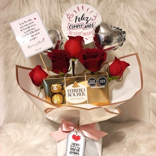 Good Bouquet con ferrero rocher 8und