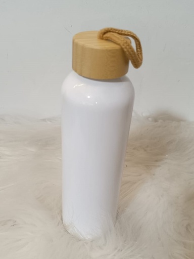 Tomatodo Tapa Bambu Blanca- 600ml