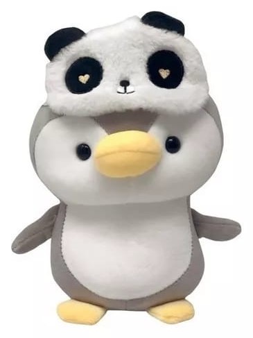 Pinguino con antifaz 20cm