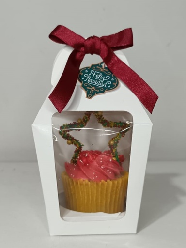 Cajita 1 Cupcake navideño 
