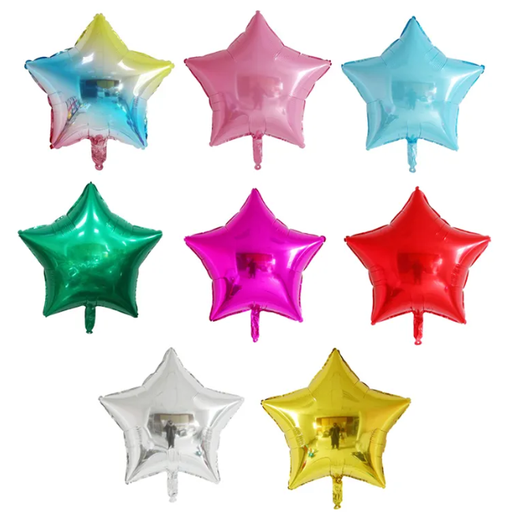 Mini Globo metalico estrella