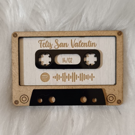 Cassette Spotify 8x5cm