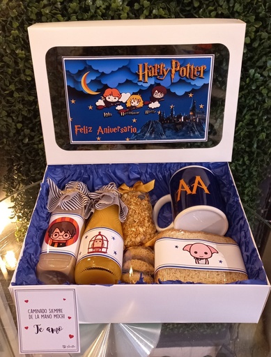 Desayuno Harry Potter Azul
