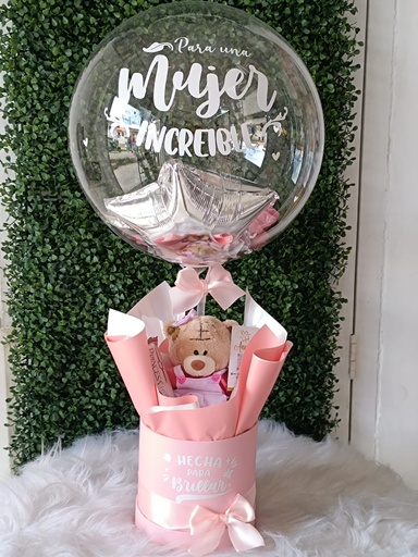 Ballon pink girl 