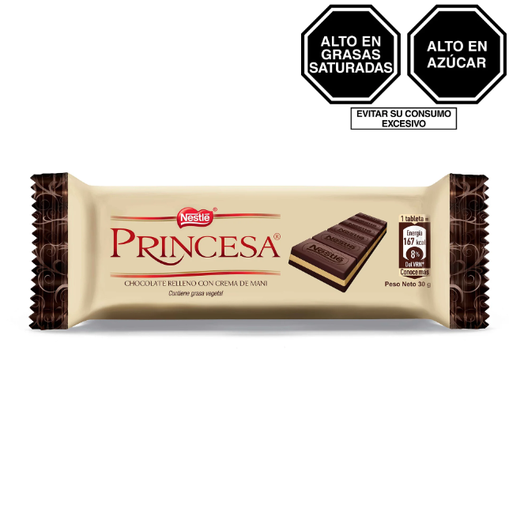 Chocolate Princesa  clásico 30gr