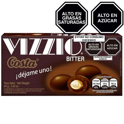 Chocolate Vizzio Bitter Caja 69g