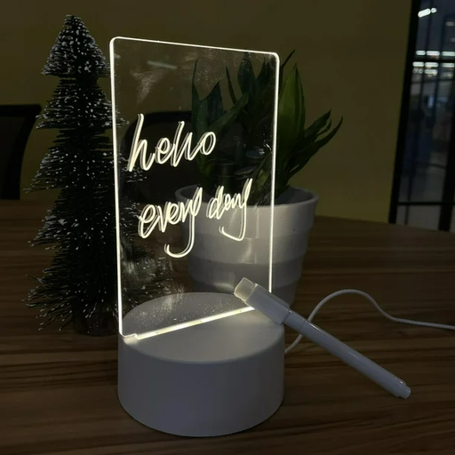 Lámpara Led para escribir un mensaje de amor