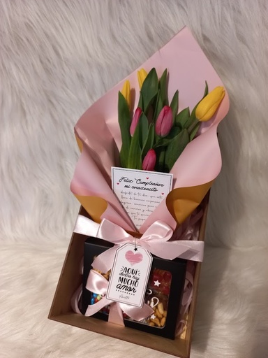 Tulipanes + chocolates
